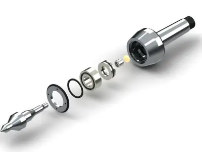 Revolving Tailstock 3D model