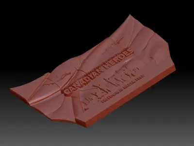 Canadian heroes 3D print model