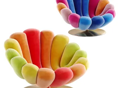 ANEMONE armchair 3D model