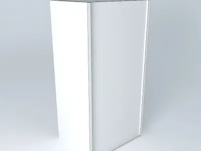 W0D bookcase Free 3D model