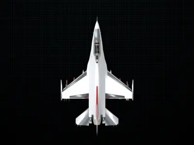 Mitsubishi F-2 1 3D model