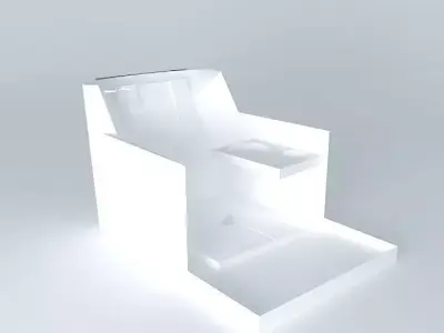 First Class Airplane Seat Free 3D model