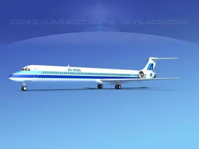 McDonnell Douglas MD-90 Air Aruba 3D model