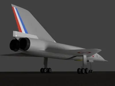 Dassault Mirage IV 3D model