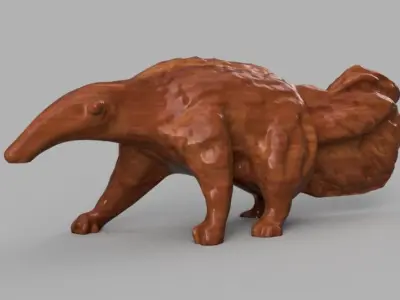 fourmilier tamanoir 3D model