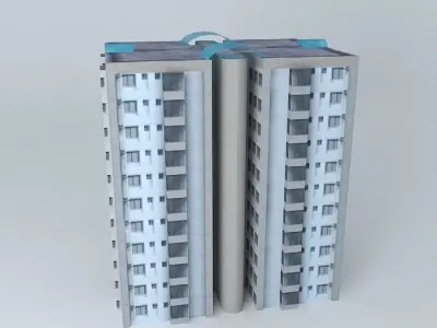 MP bhaban 4 Free 3D model