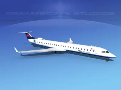 Bombardier CRJ1000 Ibex  3D model