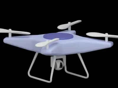 Cartoon Drone 3D model