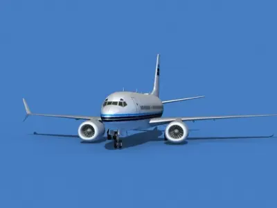Boeing 737 MAX 7 Corporate 1 3D model