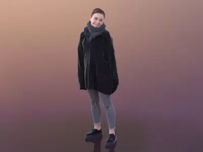 Nelly 10330 Standing Casual Woman Free 3D model