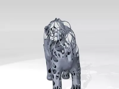 Mammoth Dust Voronoi 3D model