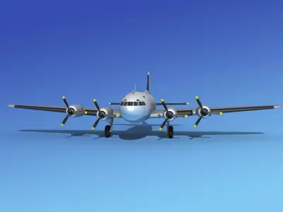Boeing 307 Stratoliner Unmarked  3D model