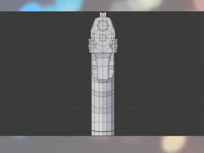 Walther P99Q Low-poly 3D model