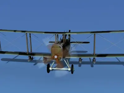 Airco DH-4 V05 Bomber USASC 3D model