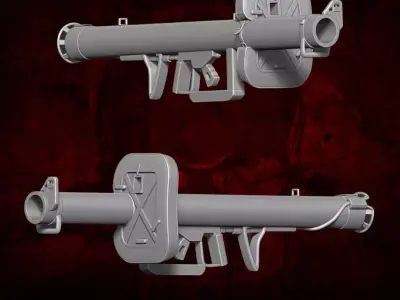 Panzerschreck 3D Printable Files For Action Figures 3D print model