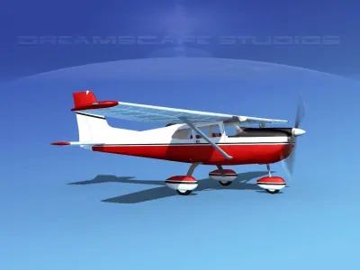 Cessna 175 Skylark V13 3D model