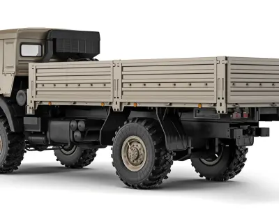 Kamaz 4350 Mustang 2003 3D model