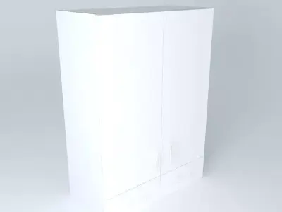 W2D2D cupboard Free 3D model