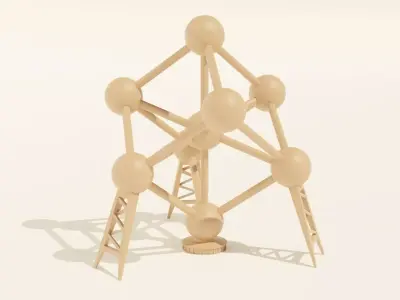 Atomium 3D print model