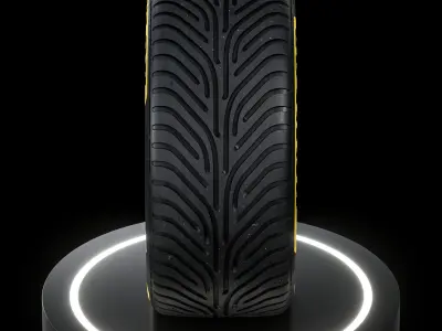 Dunlop Lemans24 280 680 R18 WET 3D model