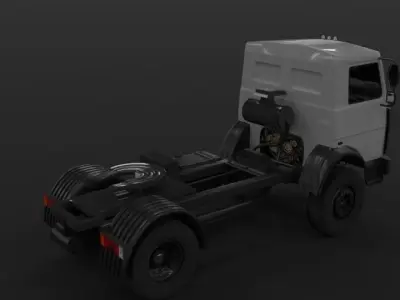MAZ 5433 tractor 3D model