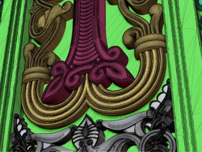 Armenian Cross-stone 03 3D print model