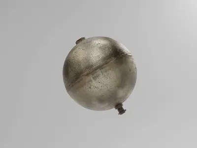 Metallic Ball Float air sphere compressor model 3D model