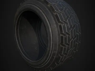 TYRE LOWPOLY GAME ASSET Low-poly 3D model