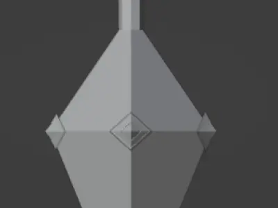 Evil potion  Low-poly 3D model