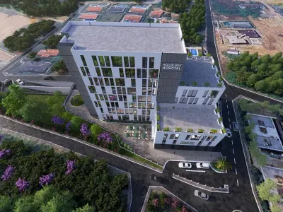  Modern Hospital Building Multi-Format 3D model