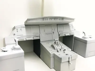 Super realistic Airbus panel for 3D printing 3D print model