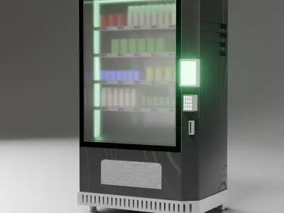 Futuristic Vending Machine Model 3D model