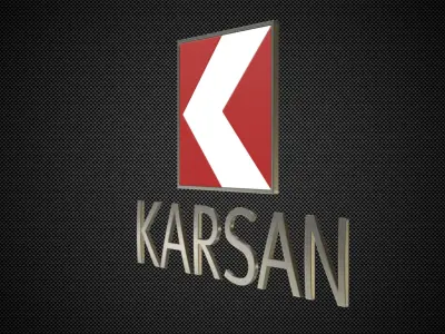karsan logo 3D model
