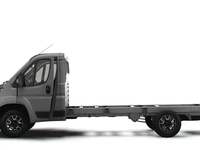 Opel Movano Chassis HQInterior SCab 4035WBXL 2023 3D model