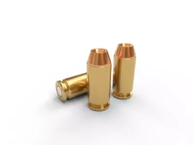 40  SW  Ammo Low-poly 3D model