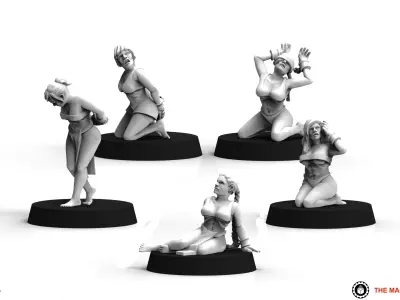 Universal Guard - Prisoner Slaves Free 3D print model