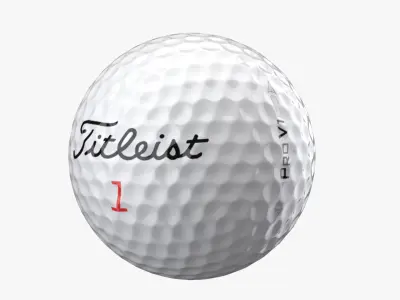 Golf Ball Titleist Pro V1 3D model