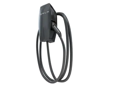 TESLA Wall Connector01 3D model