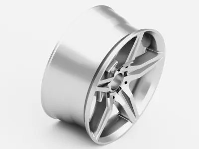 Mercedes SL550 85078MS Rim 3D model