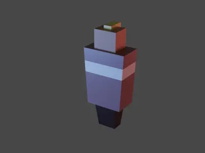 Low Poly Soldier Set For Strategy Games Low-poly 3D model