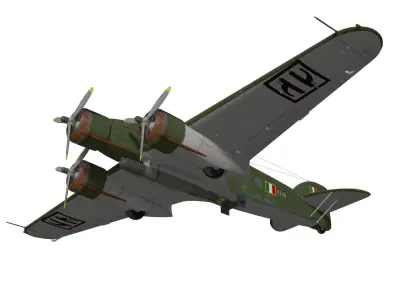 Savoia-Marchetti SM79 bis Sparviero 3D model