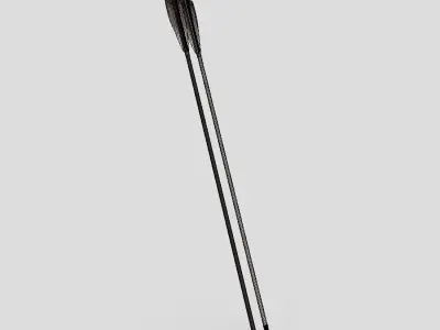 Wooden Arrow 5 Low-poly 3D model