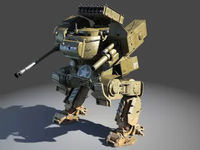 Mech-Tank USA-1 3D model