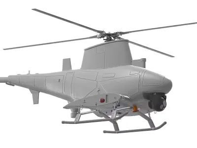 Northrop Grumman MQ-8 Fire Scout drone 3D model