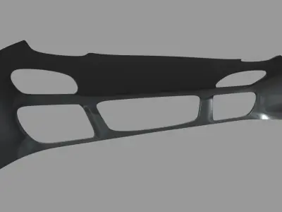 Front Bumper Mazda RX7 Custom Low-poly 3D model