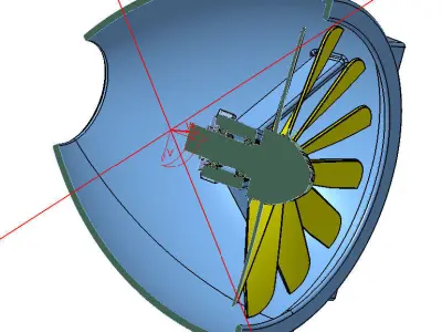 DESKTOP PROPELLER ASSEMBLY 3D print model