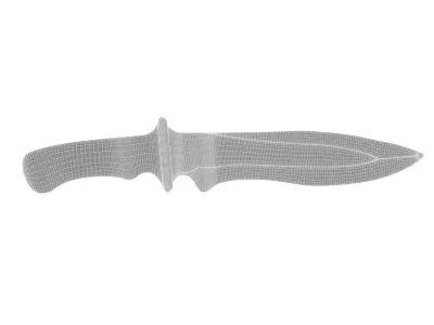 battle knife v2 3D model