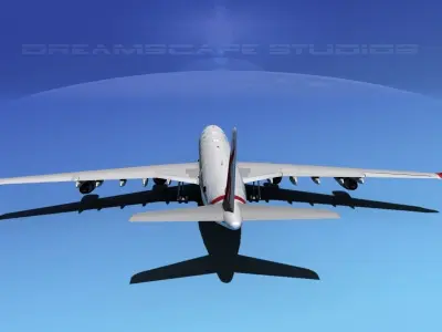 Airbus A340-600 Srilankan 3D model