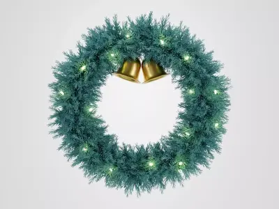 Christmas Wreath Free 3D model