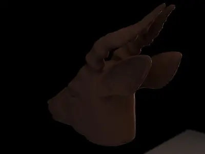 Impala Head Sculpt Free 3D model